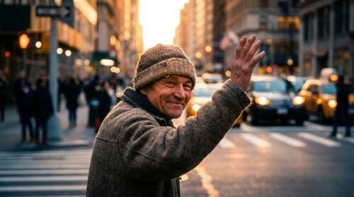 la psicologia mostra che ringraziare gli automobilisti mentre si attraversa la strada è un comportamento comune in specifici tipi di personalità.